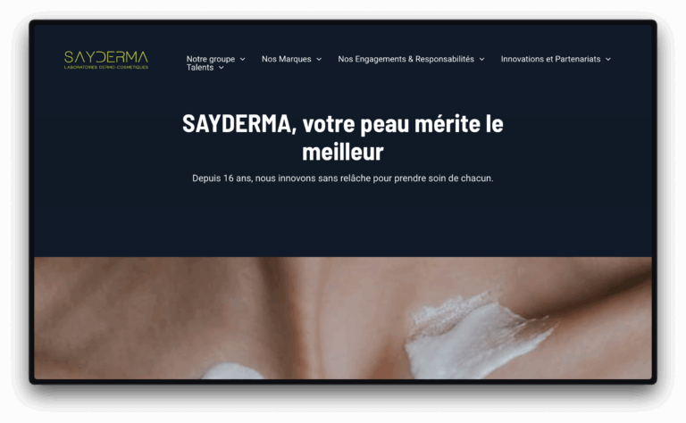 Site web sayderma